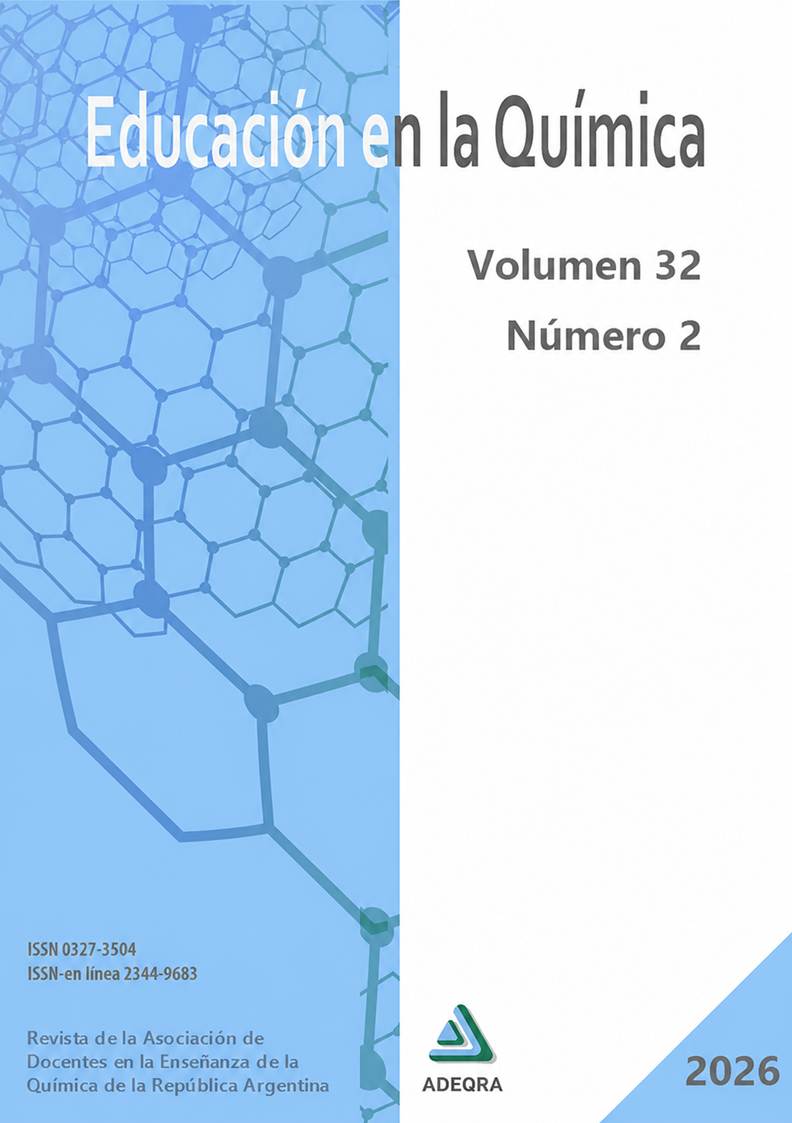 Tapa de Educación en la Química, volumen 32, número 2